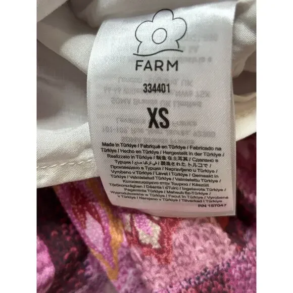 Farm Rio Sunset Tapestry Shirtdress SZ XS - Picture 6 of 6